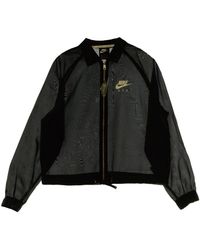 Nike - Fitness ,Zwart ,Polyester Sheen Jacket - Lyst