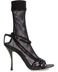 Dolce & Gabbana - Sandalias De Tacón Alto Con Correas Cruzadas, Mujer, Talla - Lyst