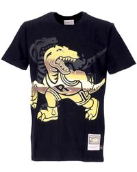 Mitchell & Ness - Tops ,Zwart ,Katoen Nba Big Face Tee Hardwood Classics - Lyst