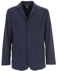 People Of Shibuya - Blaue wasserabweisende blazer mit taschen - Lyst