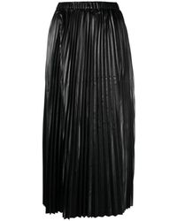 Junya Watanabe - Rokken ,Zwart ,Katoen Zwarte Broek Met Gelaagd Ontwerp En Logo Patch - Lyst