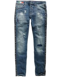 carlo colucci - Slim Fit Jeans - Lyst