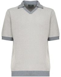 Zanone - V-Neck Knitwear - Lyst