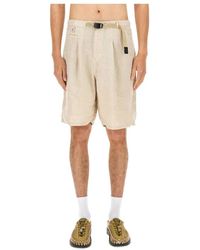 Undercover - Korte Broeken ,Linnen Linnen Shorts - Lyst