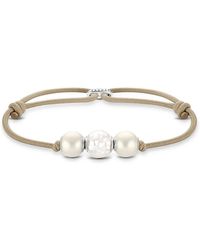 Thomas Sabo - Armband Bead, Weiß A2074-170-19-L22V - Lyst