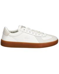 Lacoste - Baseshot Pro Leren Sneakers - Lyst