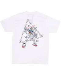 Huf - Tops ,Wit ,Katoen Gundam Triple Triangle Wit T-Shirt - Lyst