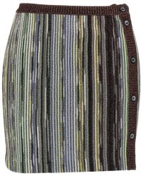 Missoni - Rokken ,Veelkleurig ,Leer Caperdoni Mini Rok - Lyst