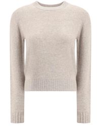 Allude - Kaschmir Rundhals Pullover - Lyst