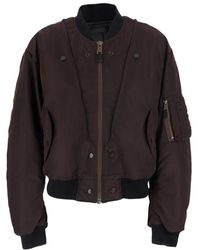 Maison Margiela - Jassen ,Bruin ,Katoen Reversible Bomber - Lyst