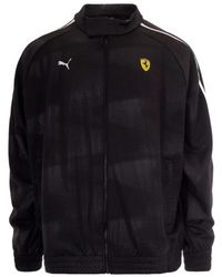 PUMA - Fitness ,Zwart ,Polyester T7 Motorsport Track Jacket - Lyst