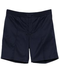 Brioni - Korte Broeken ,Blauw ,Katoen Sidney Shorts - Lyst