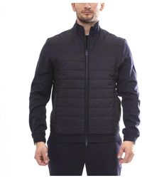 Fay - Gewatteerde Rits Sweater - Lyst