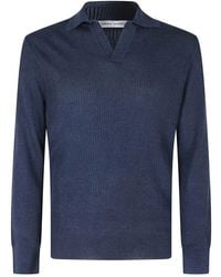 Gran Sasso - V-Neck Knitwear - Lyst