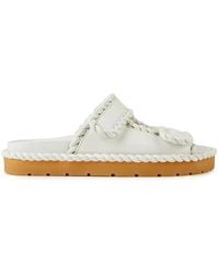 Bottega Veneta - Jack Flat Mule Sandals Shoes - Lyst