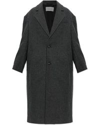 Ami Paris - Jassen ,Grijs ,Wol Woljas Met Enkele Split - Lyst