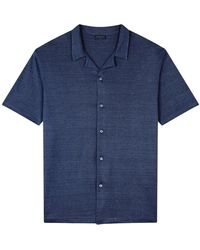 Paul & Shark - Leinen Jersey Hemd Regular Fit Kurzarm - Lyst