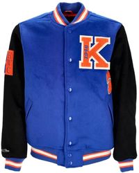 Mitchell & Ness - Jassen ,Blauw ,Wol Nba Team Legacy Varsity Jacket - Lyst