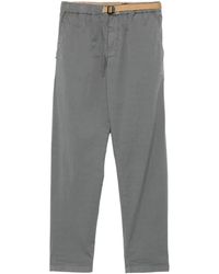 White Sand - Broeken ,Grijs ,Katoen Slim Grijs Katoenen Chino Broek - Lyst
