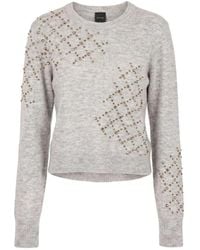 Pinko - Round-Neck Knitwear - Lyst