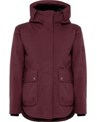 Didriksons - Jassen ,Rood ,Polyester Daniella Jacket - Lyst
