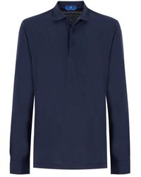 Kiton - Baumwoll polo shirt, langarm, regular fit - Lyst