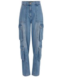 Elisabetta Franchi - Wide jeans - Lyst