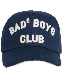 DSquared² - Accessoires ,Blauw ,Katoen Baseball Gabardine Cap - Lyst