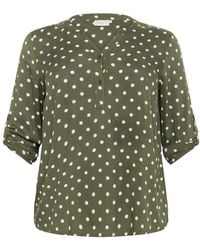 Kaffe - Overhemden ,Groen ,Blouses - Lyst