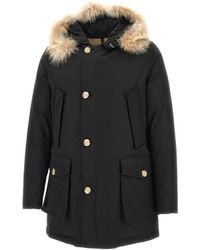 Woolrich - Zwarte Jassen Met Teflon Coating - Lyst