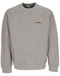 Carhartt - American script sweatshirt für männer - Lyst