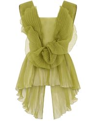 Alberta Ferretti - Sleeveless Tops - Lyst