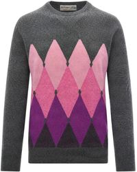 Ballantyne - Rundhals-Strickpullover - Lyst