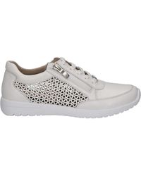 Caprice - Sneakers nappa bianche per donne - Lyst