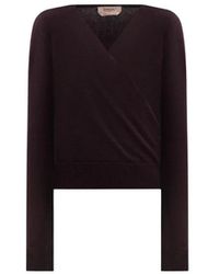 Twinset - V-Neck Knitwear - Lyst