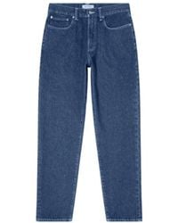 Edwin - Jeans ,Blauw ,Katoen Biologische Katoen Cosmos Broek Blauw Denim - Lyst