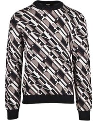 Fendi - Pullover Met Ronde Hals - Lyst