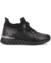 Remonte - Schwarze geschlossene sneakers - Lyst