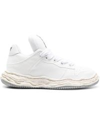 Maison Mihara Yasuhiro - Canvas sneaker mit vintage-finish - Lyst