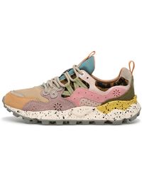 Flower Mountain - Suede And Technical Fabric Sneakers Yamano 3 - Lyst