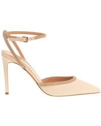 Ninalilou - Schoenen ,Ivoor Strass Slingback Hakken - Lyst