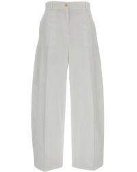 Alberto Biani - Wide Trousers - Lyst