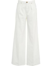 Pinko - Jeans bianchi da donna - Lyst