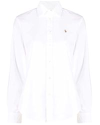 Polo Ralph Lauren - Weißes button-front-shirt - Lyst