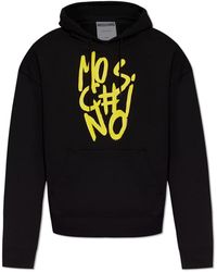Moschino - Hoodie mit logo-druck - Lyst