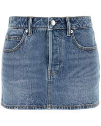 Alexander Wang - Denim Skirts - Lyst