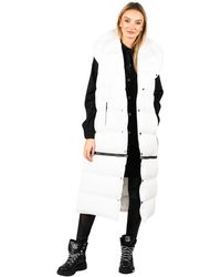 LA HAINE INSIDE US - Jassen ,Wit ,Polyester Hooded Vest Met Ritssluiting - Lyst