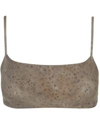 Cortana - Bikini Bandeau Dejavu Print - Lyst