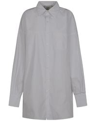 Coperni - Overhemden ,Wit ,Denim Zero Waste Shirt - Lyst