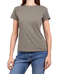 Columbia - T-Shirt Groen Ronde Hals Regular Fit - Lyst